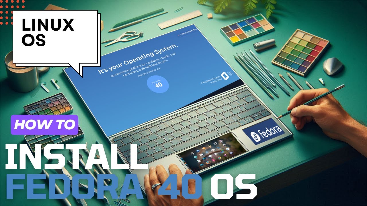 How to install FEDORA 40 , Linux OS on any Laptop or PC - YouTube