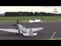 Warbirds auf dem Siegerlandflughafen mit 2 x P 51 Mustang und Spitfire Mk XVIII