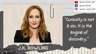 Famous Quotes of J K  Rowling | Quotes by J K  Rowling | J K  Rowling Quotes | Profile