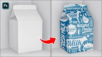 The Quickest Way To Create Mockups with Complex 3D Shapes - Photoshop Tutorial