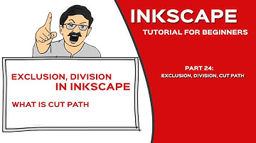 Inkscape tutorial for Beginners | Exclusion and Division