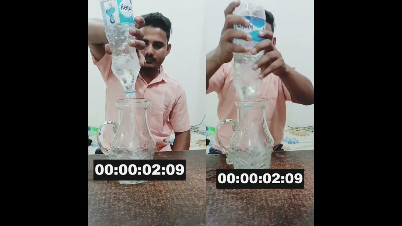 The fastest way to EMPTY a bottel😳 YouTube