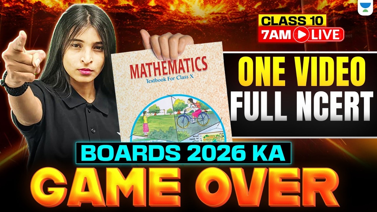 Class 10 Maths One Shot Revision | CBSE Board 2026 | Full NCERT in One ...