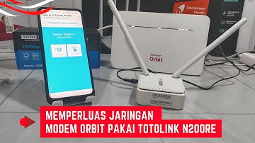 Cara Setting Totolink N200RE Sebagai Repeater Untuk Memperluas Jaringan Modem Orbit Telkomsel
