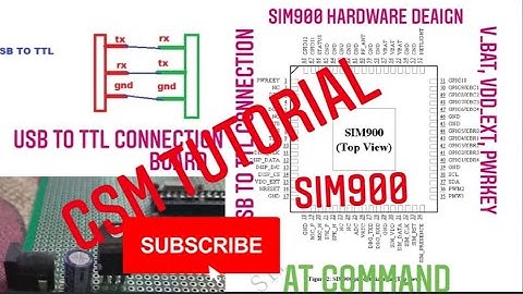 03 - SIM900 Hardware design Tutorial |power up module  #gsm #simcom #sim900a #sim900 #sim800