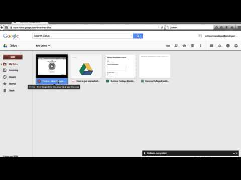 Summa Activerend Leren: Google Drive - Bestanden uploaden en delen