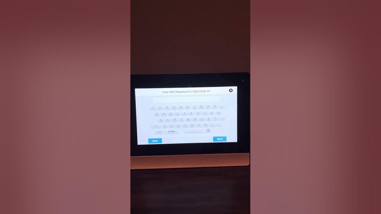 Setting up the remote keypad off of the 2gig edge access point youtube