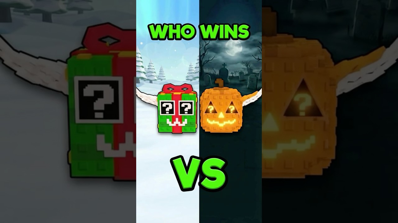 Festive Block vs Spooky Block… Which One Is Better? 🎁