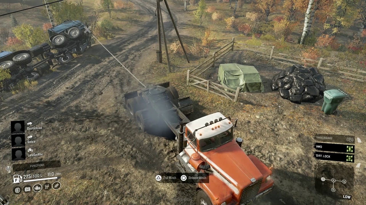 Snowrunner Quick Winch and Desync FAIL YouTube