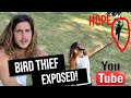 This guy tried to steal my free flying Pet bird HOPE and gets Instant Karma