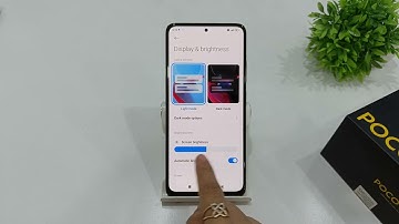 How to Turn off adaptive brightness in poco x6 neo 5g | poco x6 pro me brightness kaise kam kare