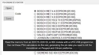 PSA CALCULATORS FOR PEUGEOT CITROEN/PIN CALCULATOR/KILL IMMO BSI | Obd2Technology