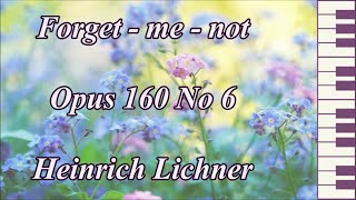 Forget-me-not - Heinrich Lichner