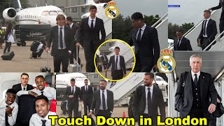 Real Madrid Stars Touching Down in London for Champions League Final🔥Vinicius Bellingham Courtois