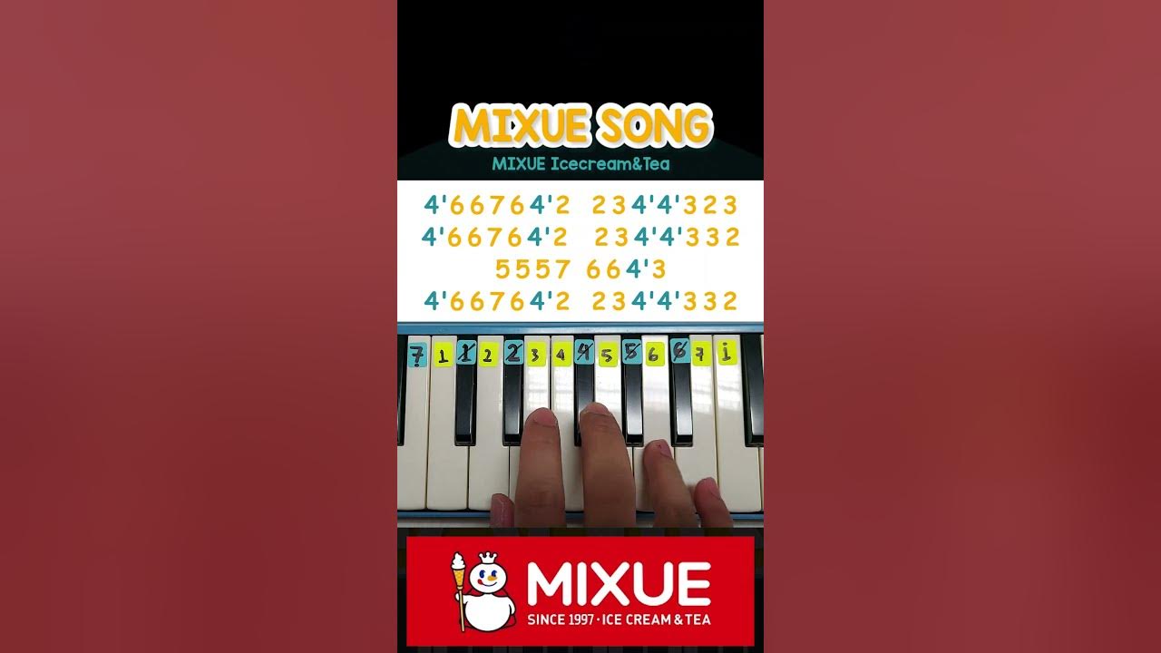 MIXUE SONG - MIXUE Icecream&Tea | Belajar Pianika - YouTube