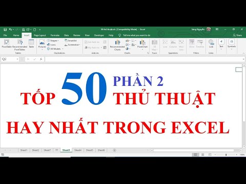 Top 50 thủ thuật hay nhất trong Excel phần 2