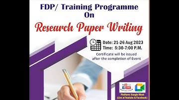 Day-1, Problem identification and formulation/The art of writing a review of literature