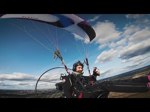 Моторный параплан для безопасных полётов Flexor от Sky Paragliders
