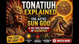 Tonatiuh Explained | The Aztec Sun God &amp; the True Meaning of Sacrifice