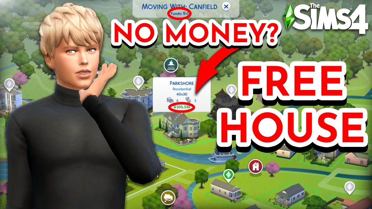 Reply to @frog.girl222 #QuickTutorial #moneycheat #simstok #simstips #, how to get a house in sims 4