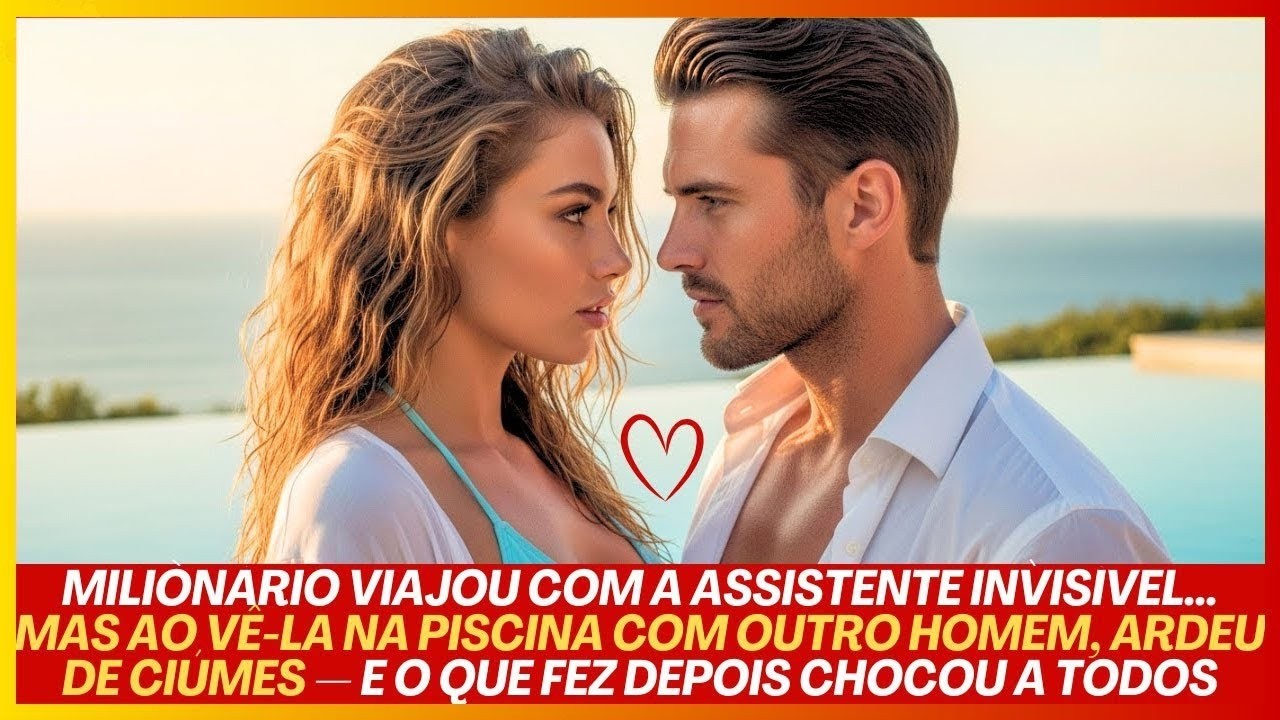MILIONÁRIO VIAJOU COM A ASSISTENTE INVISÍVEL…MAS,AO VÊ-LA NA PISCINA COM OUTRO HOMEM,ARDEU DE CIÚMES