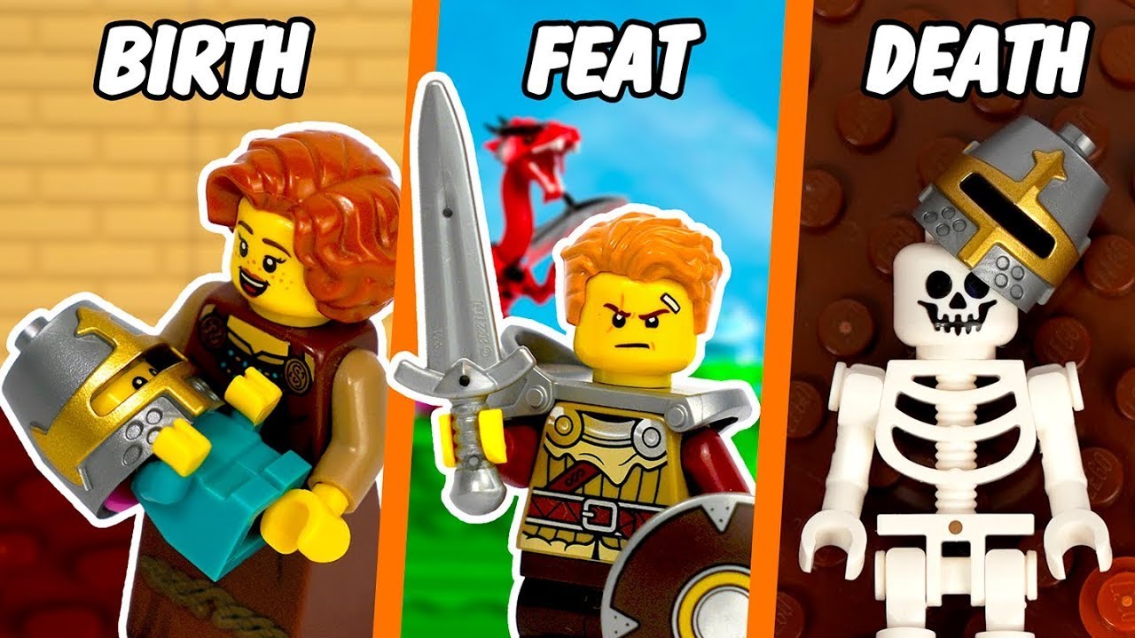 I Built the LIFE of a KNIGHT in LEGO...