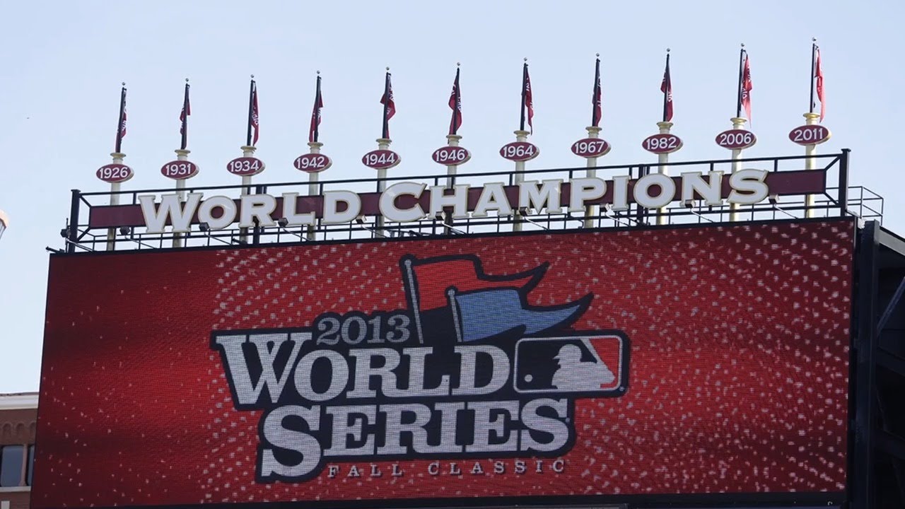 A quick look at the St. Louis Cardinals&#39; 11 World Series championships - YouTube