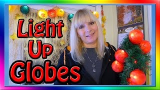 LED Christmas Lights - Paper Mache