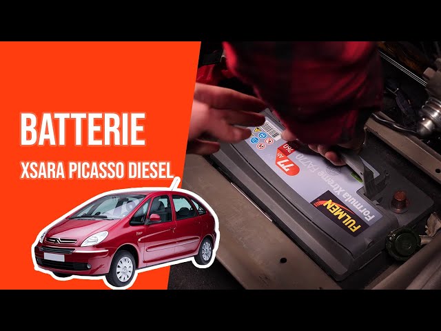 Changer la Batterie XSARA PICASSO 2.0 HDI 🔋 - YouTube