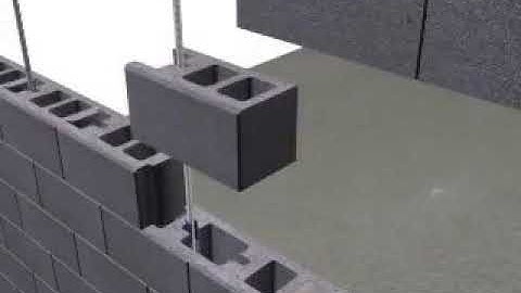 How to build a house using cement interlocking hollow blocks from first step to the last