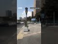 نصب بلندگوی اعلام آژیر قرمز در شهرک غرب تهران