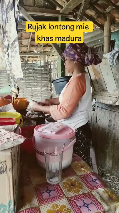 kuliner madura || Rujak lontong mie #shorts #shortvideo #kulinermadura
