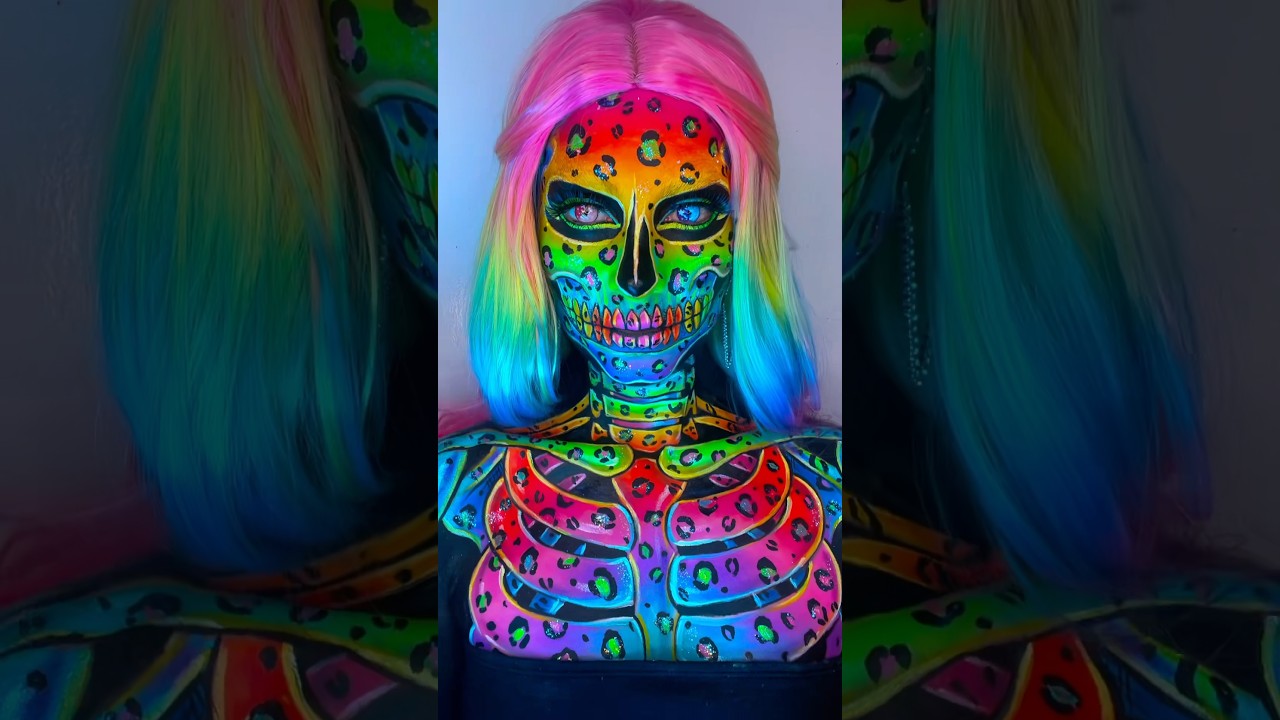 Lisa Frank Rainbow Skeleton MAKEOVER🌈 