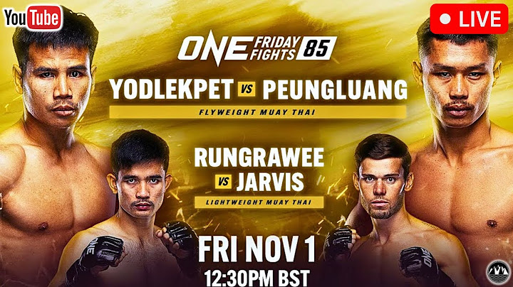 ONE Friday Fights 85: Yodlekpet vs. Puengluang | LIVE STREAM | Muay Thai Watch Party | Lumpinee 85