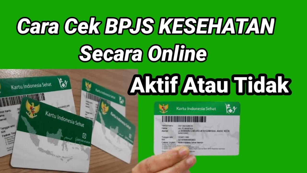 Cara Cek BPJS KESEHATAN Secara Online, Aktif Atau Tidak 
