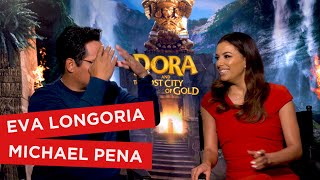 Eva Longoria & Michael Peña Talk Survival Tips And Impersonate Their Favourite Tv Characters