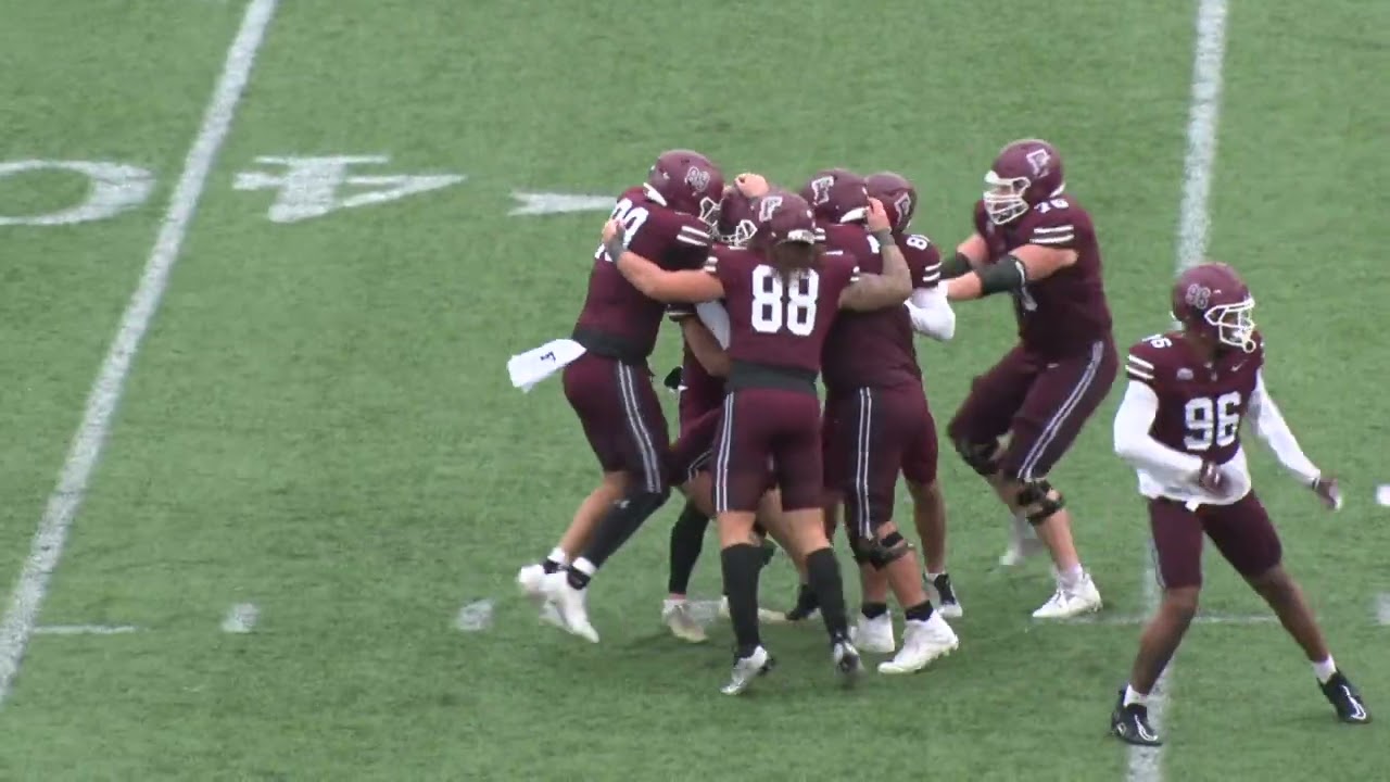 Fordham Football - Brandon Peskin game-winner