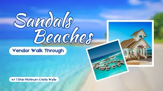 Sandals / Beaches Vendor Walk Through