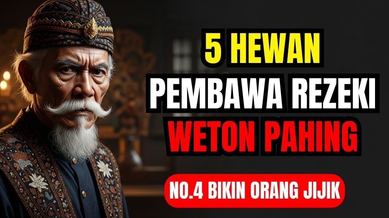 5 HEWAN PEMBAWA REZEKI WETON PAHING ! NO 4 BIKIN GELENG GELENG