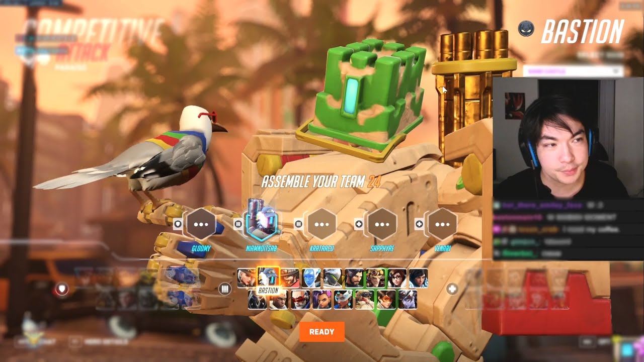 BASTIONMAIN SHOWS HIS INSANE BASTION SKILL OVERWATCH 2 TOP 500 SEASON