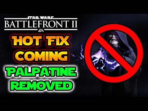 Hotfix Coming! EMPEROR PALPATINE REMOVED! Bugs & Hero Stamina Fixes Coming! Star Wars Battlefront 2