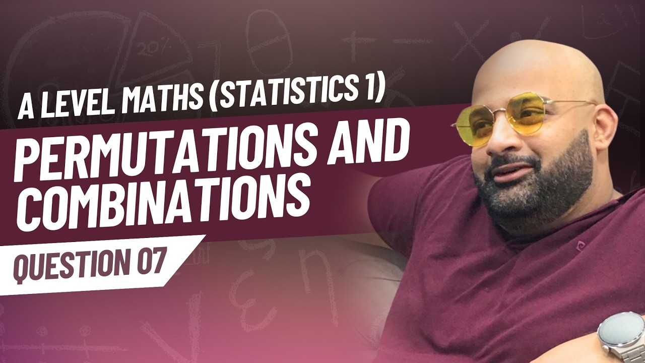 Permutations and Combinations | Past Paper Question 7 | Previous Year Exam Problems Solved