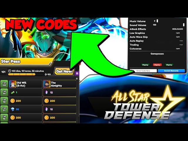 NEW CODE] TODOS OS NOVOS CÓDIGOS UPDATE ULTIMATE TOWER DEFENSE ROBLOX CODES  