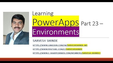 Create and Manage environments in Power Platform