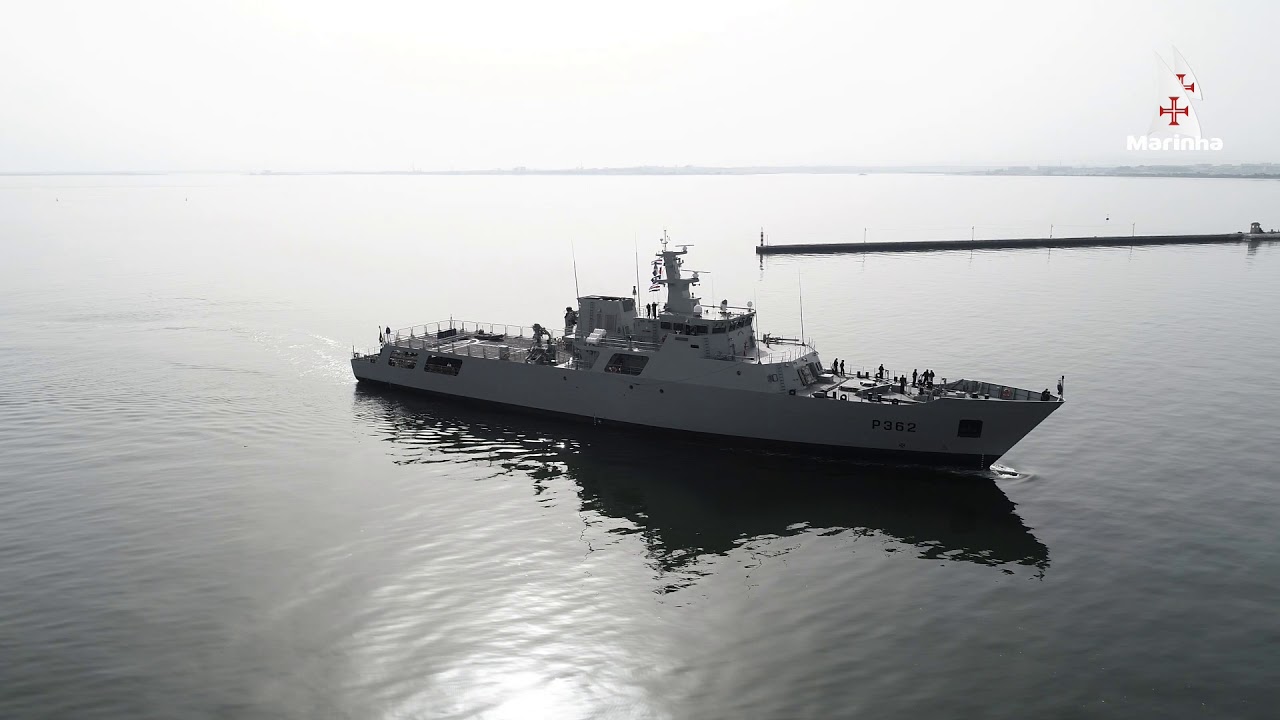 Chegada à BNL do NRP Sines