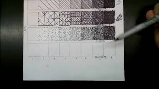 Stippling Value Scale