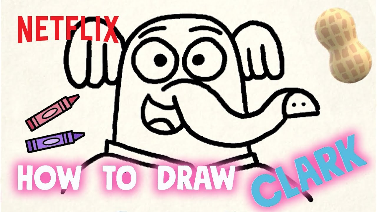 Draw Clark from Chico Bon Bon with Me Netflix Jr - KidzTube, image size:1280x720