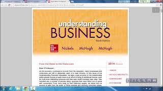 Instructor Resources in Connect Business
