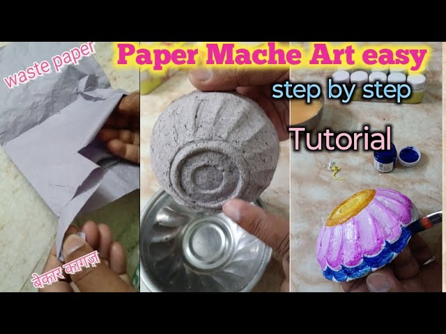 Papier Mache Steps How To Create Papier Mâché: 11 Steps (with