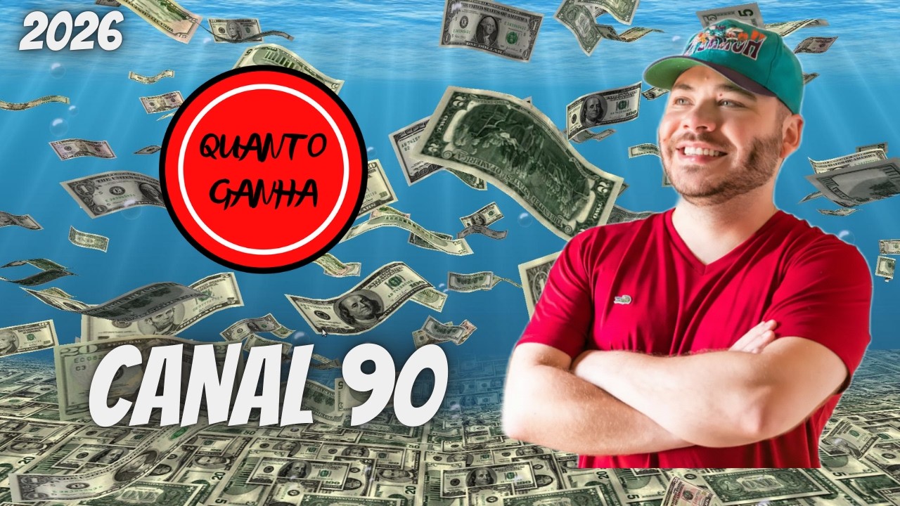 Quanto o Canal 90 Fatura no YouTube? 💰 (RECEITA ESTIMADA)